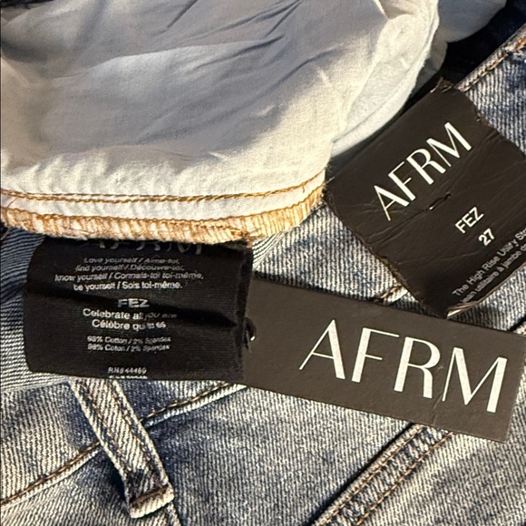 AFRM “FEZ” Denim Jeans - Picture 10 of 14